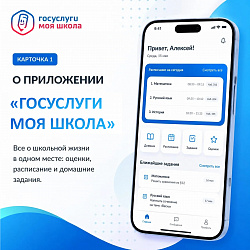 Знакомимся с платформой «Госуслуги Моя школа»